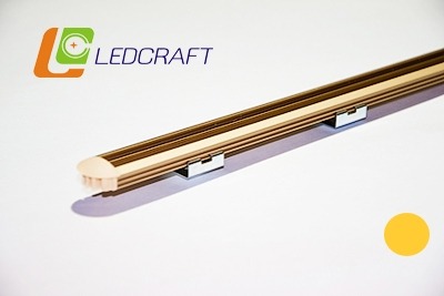 Профиль врезной  Ledcraft LC-P1-1PB 1м золото