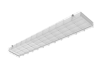 Накладной офисный светильник LC-NS-40-OP-DW