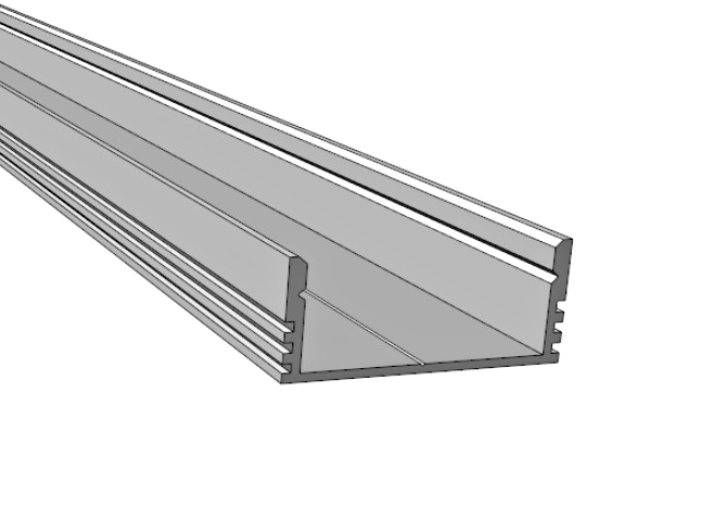  Накладной светодиодный профиль LC-LP-1228-2 Anod 